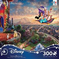 Thomas Kinkade Disney Princess 300pc Oversized Puzzle - Aladdin and Princess Jasmine