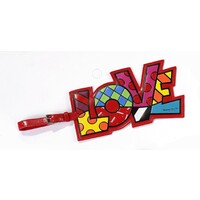 Romero Britto Luggage Tag - Love