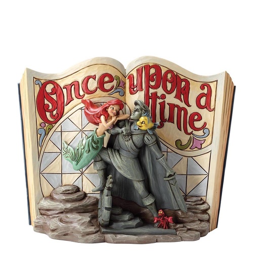 PRE PRODUCTION SAMPLE - Jim Shore Disney Traditions - The Little Mermaid Undersea Dreaming Storybook Figurine