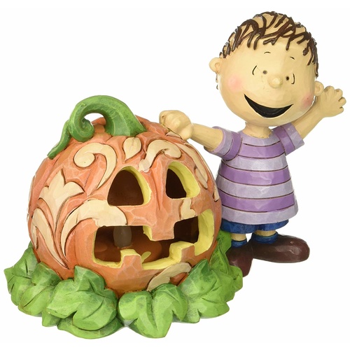 PRE PRODUCTION SAMPLE - Peanuts By Jim Shore - Linus and The Great Pumpkin - "Oh Great Pumpkin Where are you?"