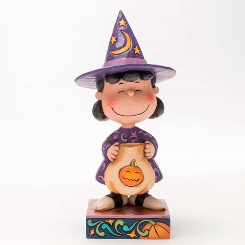 PRE PRODUCTION SAMPLE - Peanuts By Jim Shore - Lucy in Witch Costume - Trick or Treat