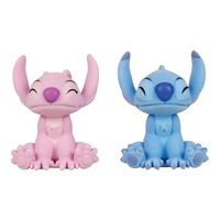 Grand Jester Studios Disney Stitch & Angel Kissing - Flocked Figurine