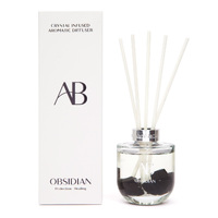 Aromabotanical Crystal Reed Diffuser - Obsidian