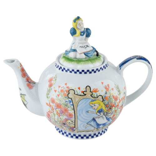 Alice Through The Looking Glass Teapot with Alice Lid 1.4L