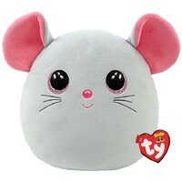 Beanie Boos Squish-a-Boo - Catnip The Grey Mouse 14"