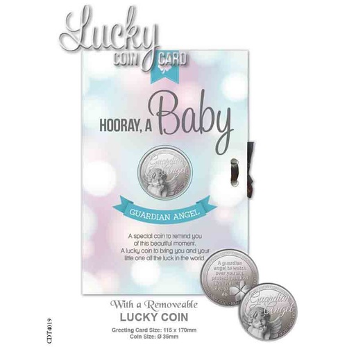 Lucky Coin Card - Hooray A Baby