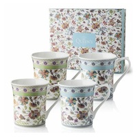 Queens By Churchill Antique Floral - Royale Mugs Set of 4