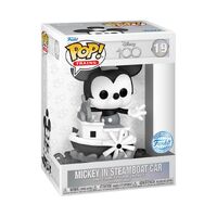 Pop! Vinyl D100 Special Edition - Mickey in Steamboat Car