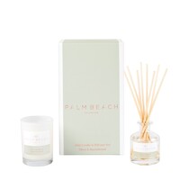 Palm Beach Collection Mini Candle & Reed Diffuser Gift Set - Clove & Sandalwood