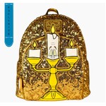 Loungefly Disney Beauty & the Beast - Lumiere Sequin Glow in the Dark US Exclusive Mini Backpack