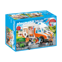 Playmobil City Life - Ambulance with Flashing Lights