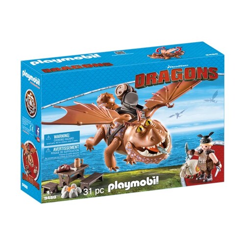 Playmobil How To Train Your Dragon - Fishlegs and Meatlug