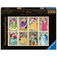 Ravensburger Puzzle 1000pc - Disney Art Nouveau Princesses