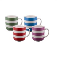 Bundanoon Classic Mug - Nautical Stripes (Set of 4)
