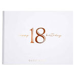Rose Gold 18th Birthday Guest Book