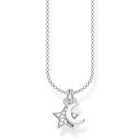 Thomas Sabo Charm Club - Star & Moon Silver Necklace