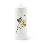 Royal Worcester Wrendale Designs Tall Lidded Storage Jar - 'The Birds and the Bees'