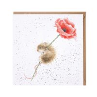 Wrendale Designs Greeting Card - Poppy