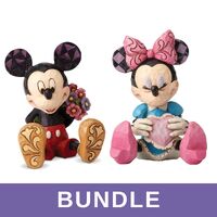 Jim Shore Disney Traditions Mini Bundle - Mickey & Minnie