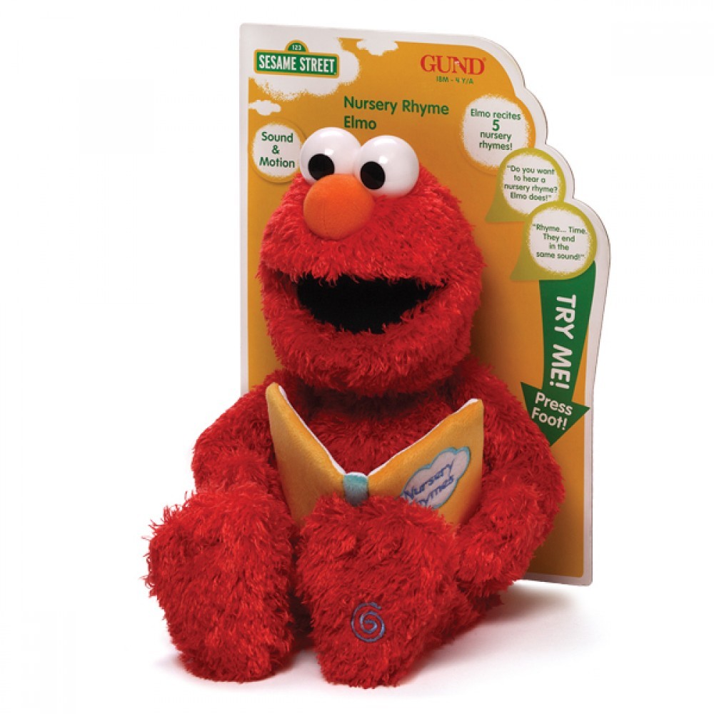 Sesame Street Nursery Rhyme Elmo 38cm