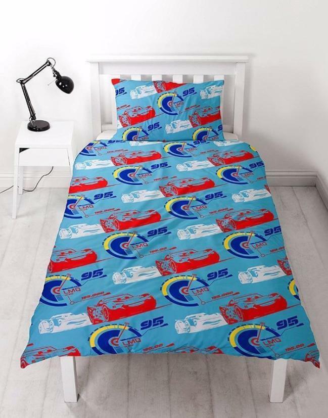 Disney Cars Quilt Cover Set Single Lightning Mcqueen