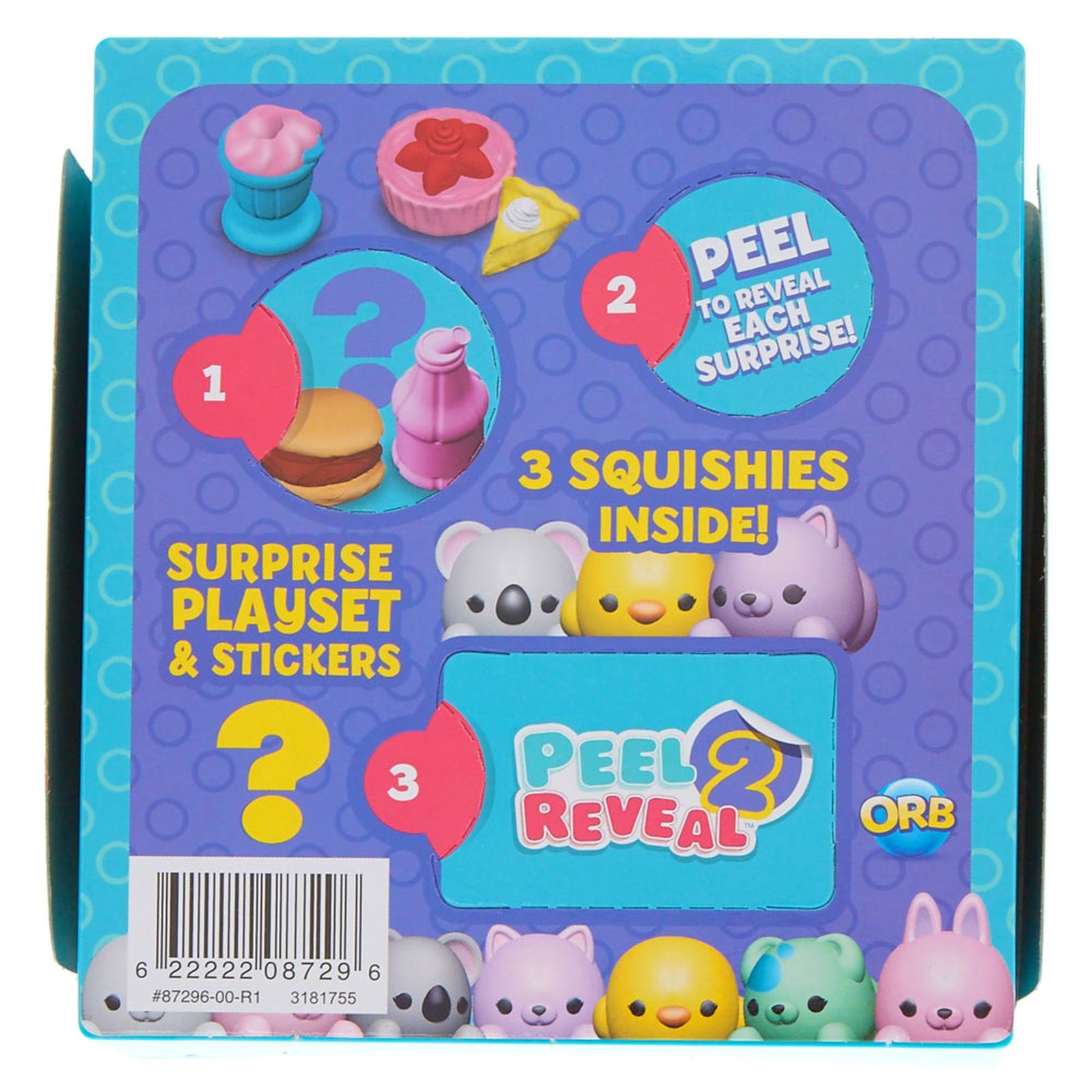 peel to reveal squishies