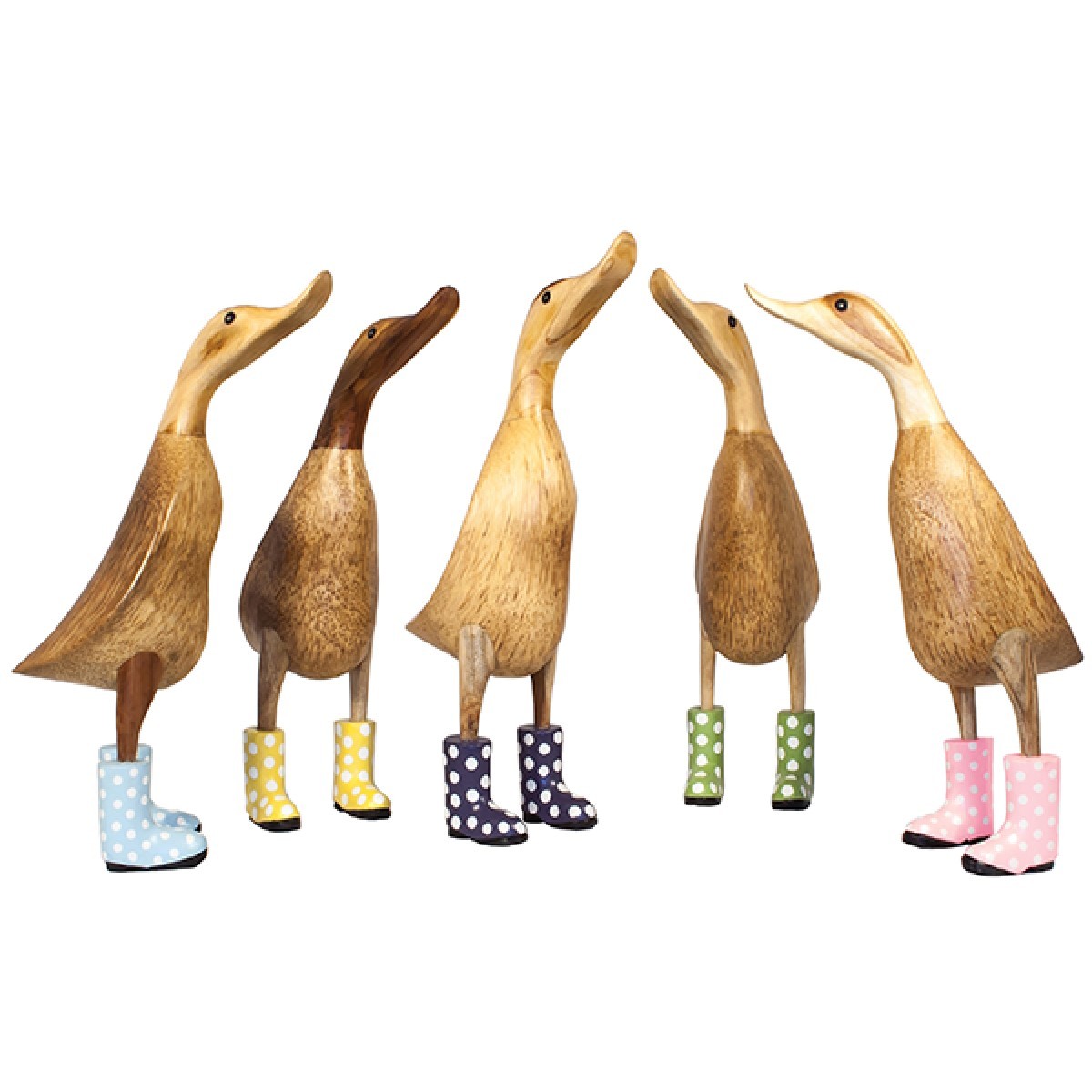 DCUK Spotty Welly Ducklets Set Of 5