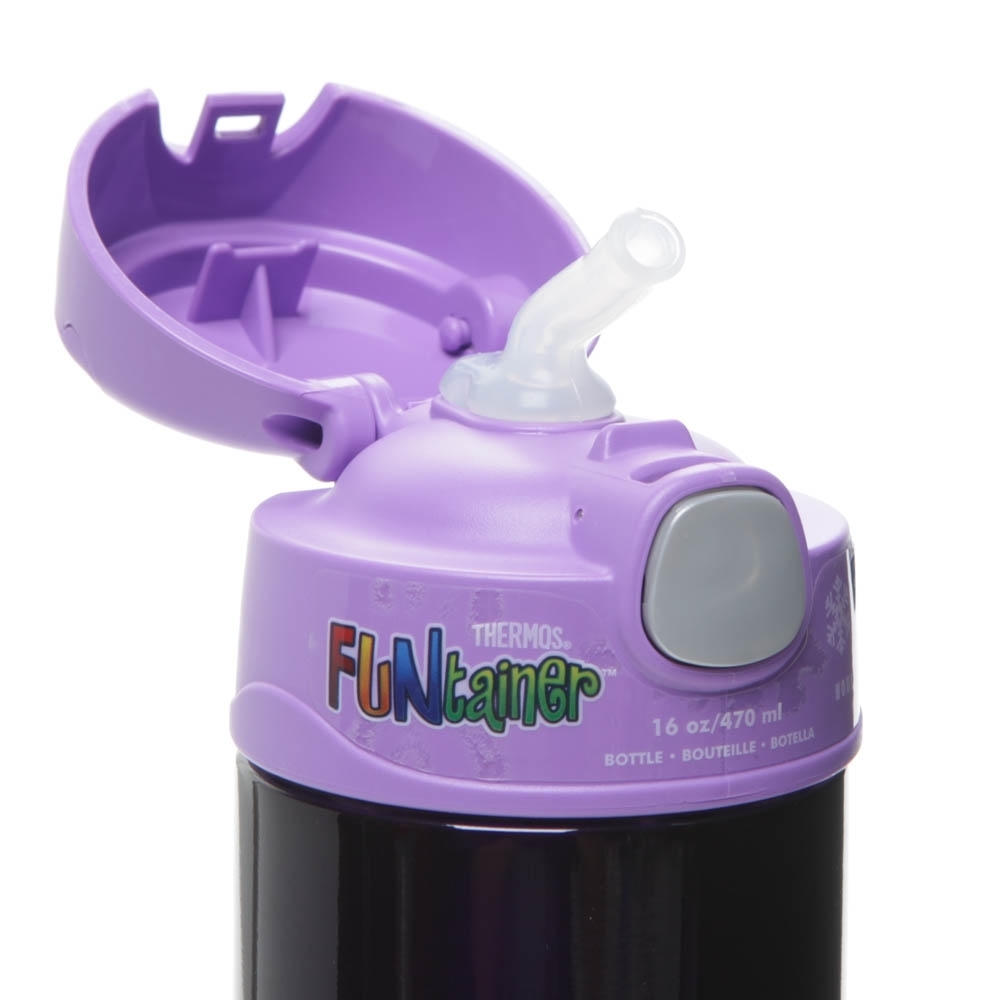 THERMOS 470ml Purple Funtainer Drink Bottle. Authentic. Kids School