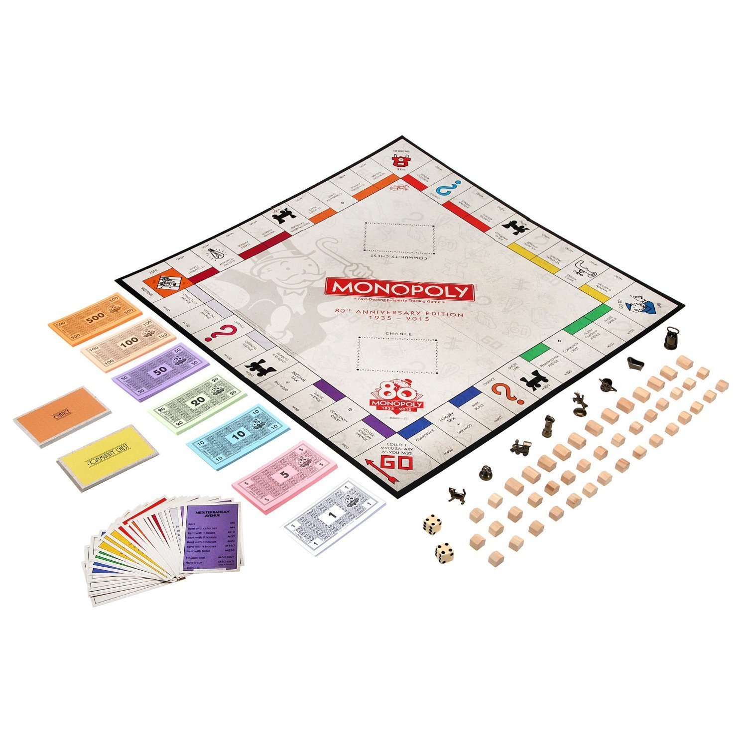 Monopoly Game 1935-2015 BRAND NEW 80TH ANNIVERSARY EDITION 
