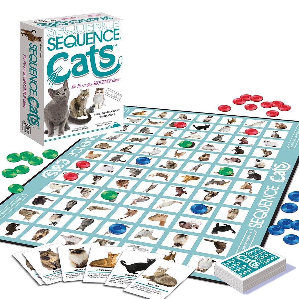 Sequence Cats Board Game JAX8021
