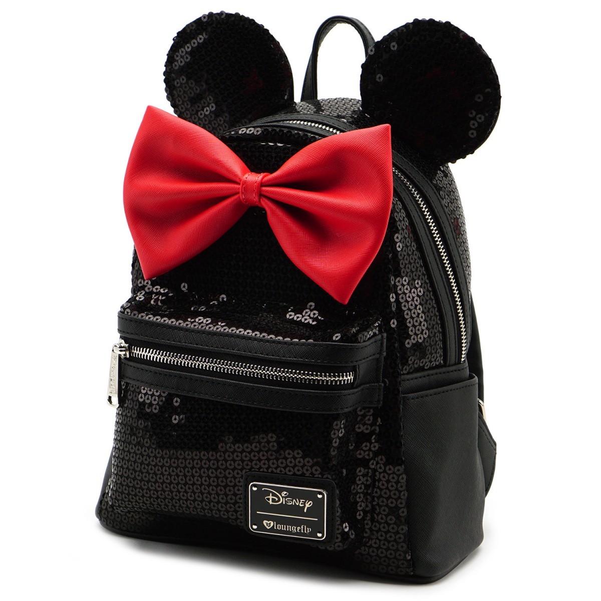 Loungefly Disney Minnie Mouse - Minnie Black Sequin Mini Backpack