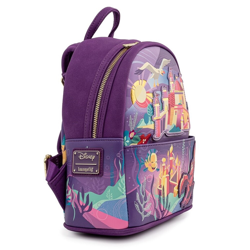 Little mermaid loungefly mini backpack deals