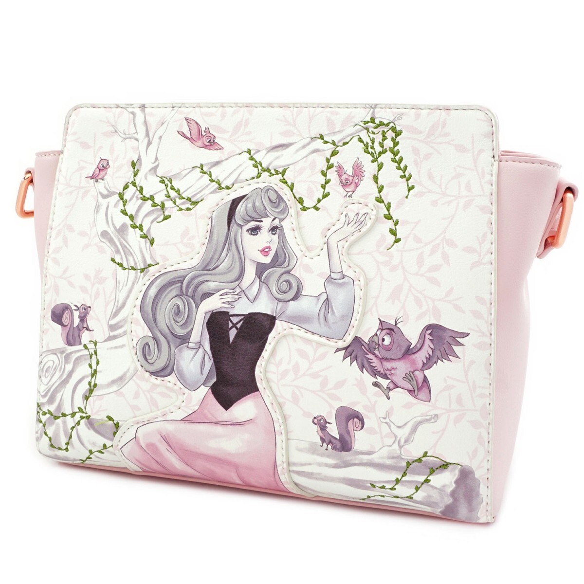 Loungefly Disney Sleeping Beauty Aurora FolkArt Handbag