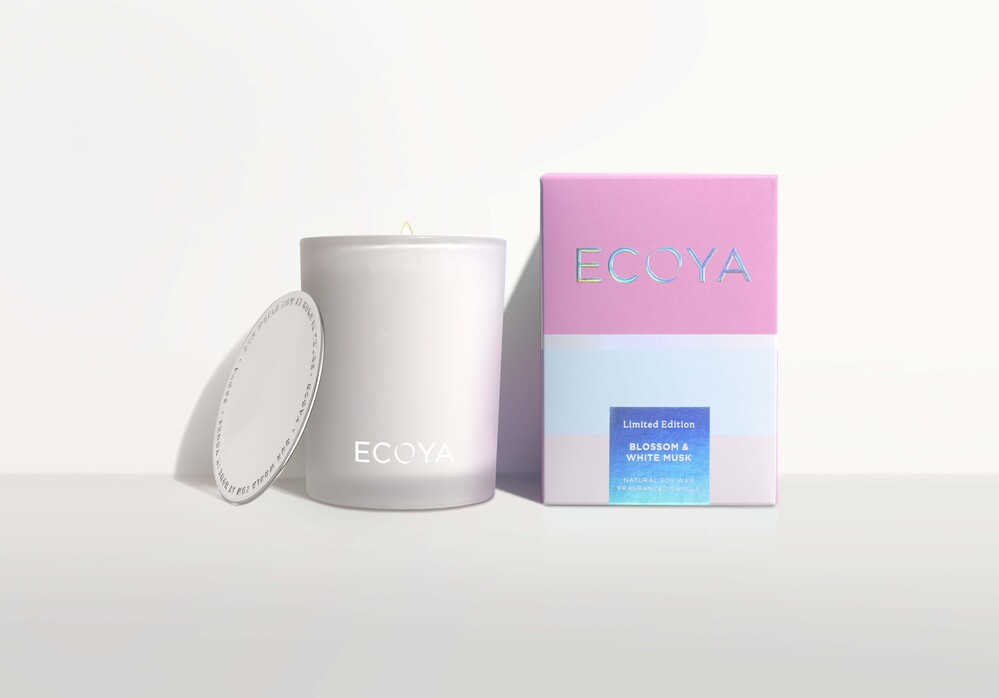 Ecoya Limited Edition Madison Jar Candle Blossom & White Musk