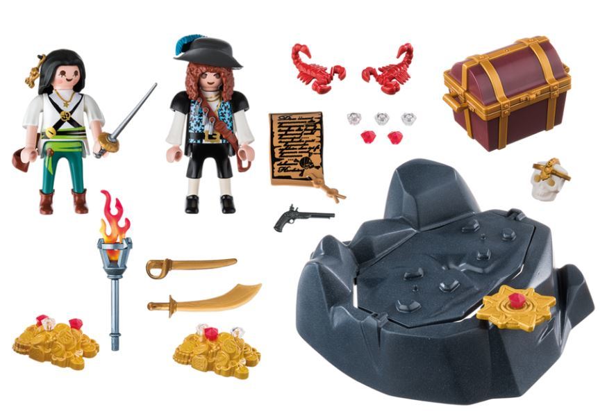 Playmobil pirate treasure store hideout