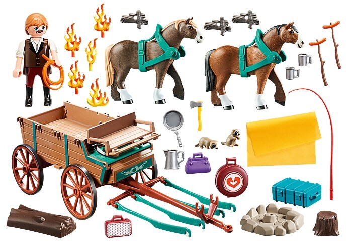 Lucky's dad and wagon on sale