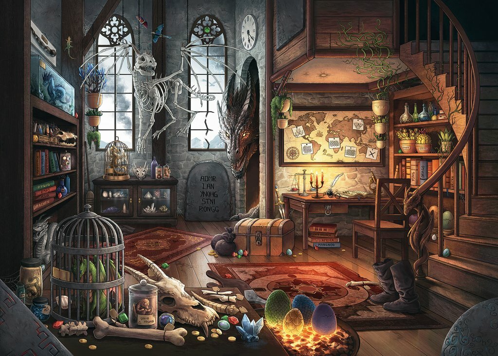 Ravensburger Puzzle 759pc Escape 5 Dragon Laboratory Ravensburger Puzzle 759pc Escape 5 Dragon Laboratory