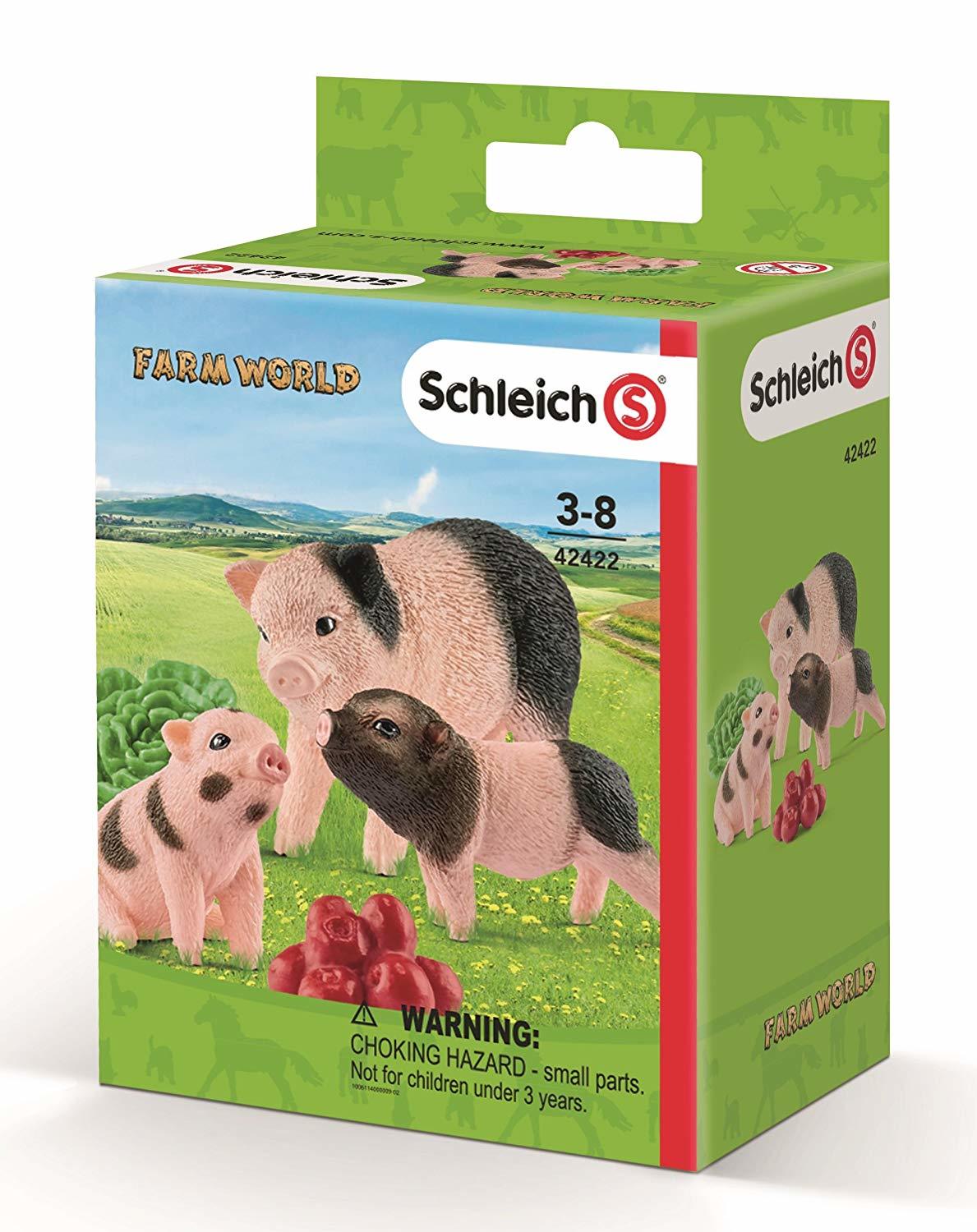 Schleich Farm World Mother Pig and Piglets Figure Set 42422 in Stock for sale online 