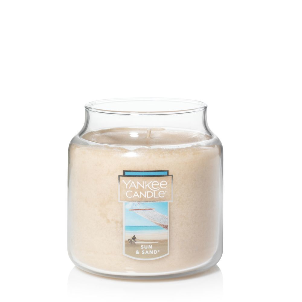 Yankee Candle Large Jar – Sun & Sand – 22 Oz – Pure Natural Extracts (Store Display)