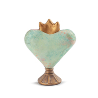 Kelly Rae Roberts Heart Sculpture - Permission Granted to Breathe
