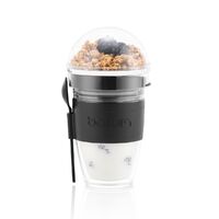 Bodum Joycup - Yogurt cup with Granola Holder Black