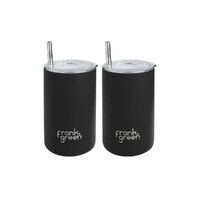 Frank Green 3-in-1 Insulated Drink Holder Duo Pack - 425ml Midnight