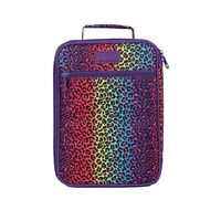 Sachi Insulated Kids Lunch Tote - Rainbow Leopard