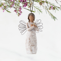 Willow Tree Hanging Ornament - Remembrance (Darker Skin & Hair)