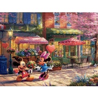 Thomas Kinkade Disney 750pc Puzzle - Mickey & Minnie Sweetheart Café