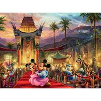 Thomas Kinkade Disney 750pc Puzzle - Mickey And Minnie Hollywood