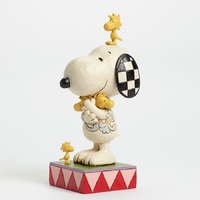 PRE PRODUCTION SAMPLE - Peanuts By Jim Shore - Snoopy With Woodstock - Love Is A Beagle Hug