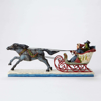 PRE PRODUCTION SAMPLE - Jim Shore Heartwood Creek Victorian - Couple in Sleigh