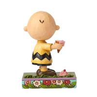 PRE PRODUCTION SAMPLE - Peanuts By Jim Shore - Charlie Brown with Ice Cream - Melting Point