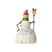 PRE PRODUCTION SAMPLE - Folklore by Jim Shore - Snowman with Broom